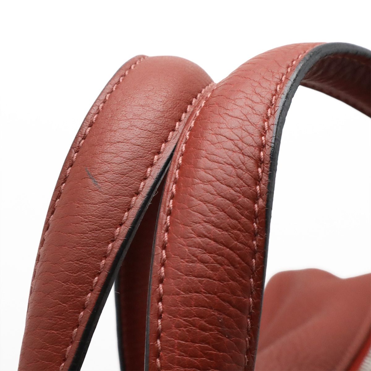 Hermes Victoria 45 Boston Bag Travel Purse Taurillon Clemence Leather Bordeaux — view 6