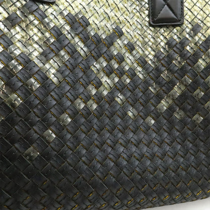 Bottega Veneta Intrecciato Gradient Cover GM Tote Leather Clear Black — view 7