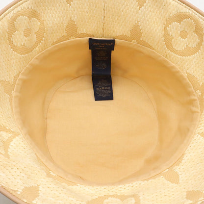Louis Vuitton Bucket Hat Beach Monogram Flower Hat Natural Beige — view 4