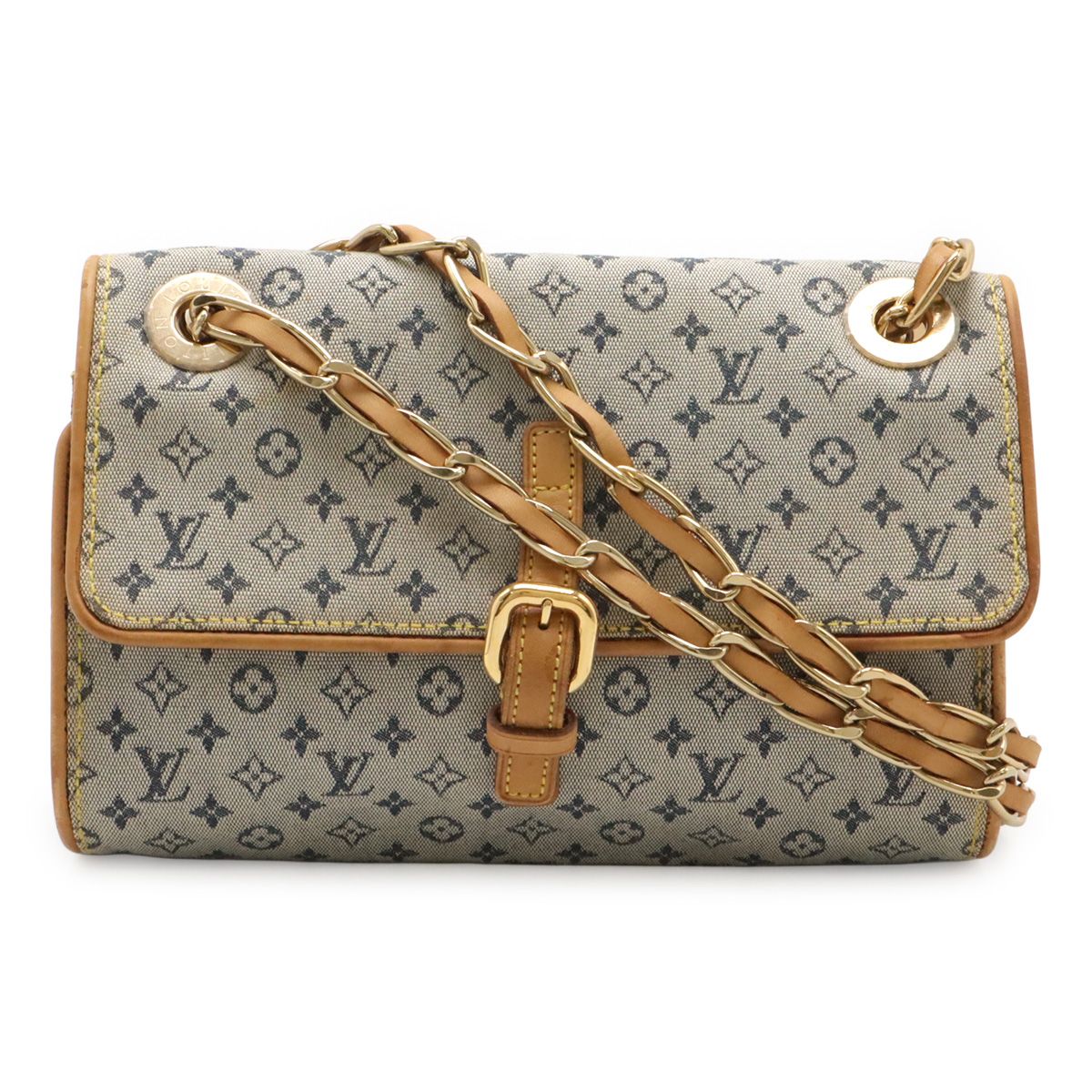 Louis Vuitton Monogram Mini Camille Chain Double Shoulder Bag Crossbody Canvas