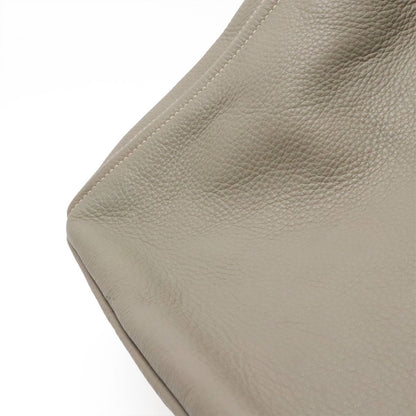Prada Canapa Tote Large Handbag Leather Gray Gold — view 4