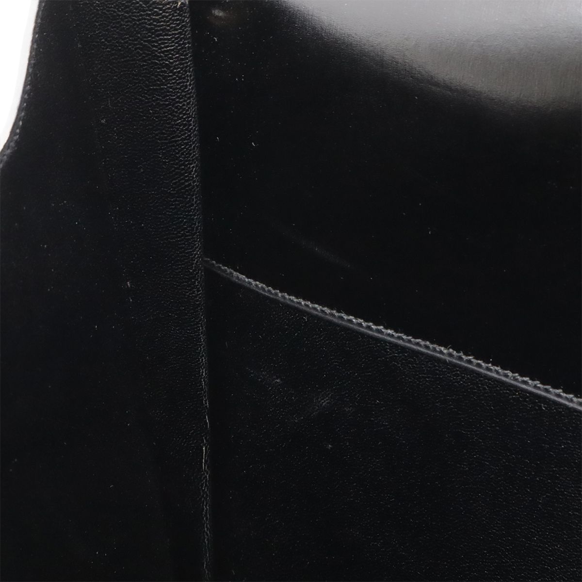 Hermes Kirius Clutch Business Box Calf Leather Black Gold — view 6