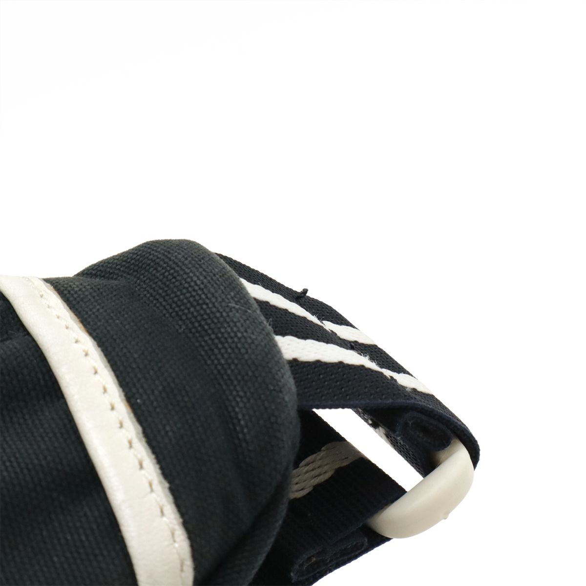 Chanel Sports Line CC Logo Waist Pouch Bag Racket Pattern Canvas Navy White — view 6