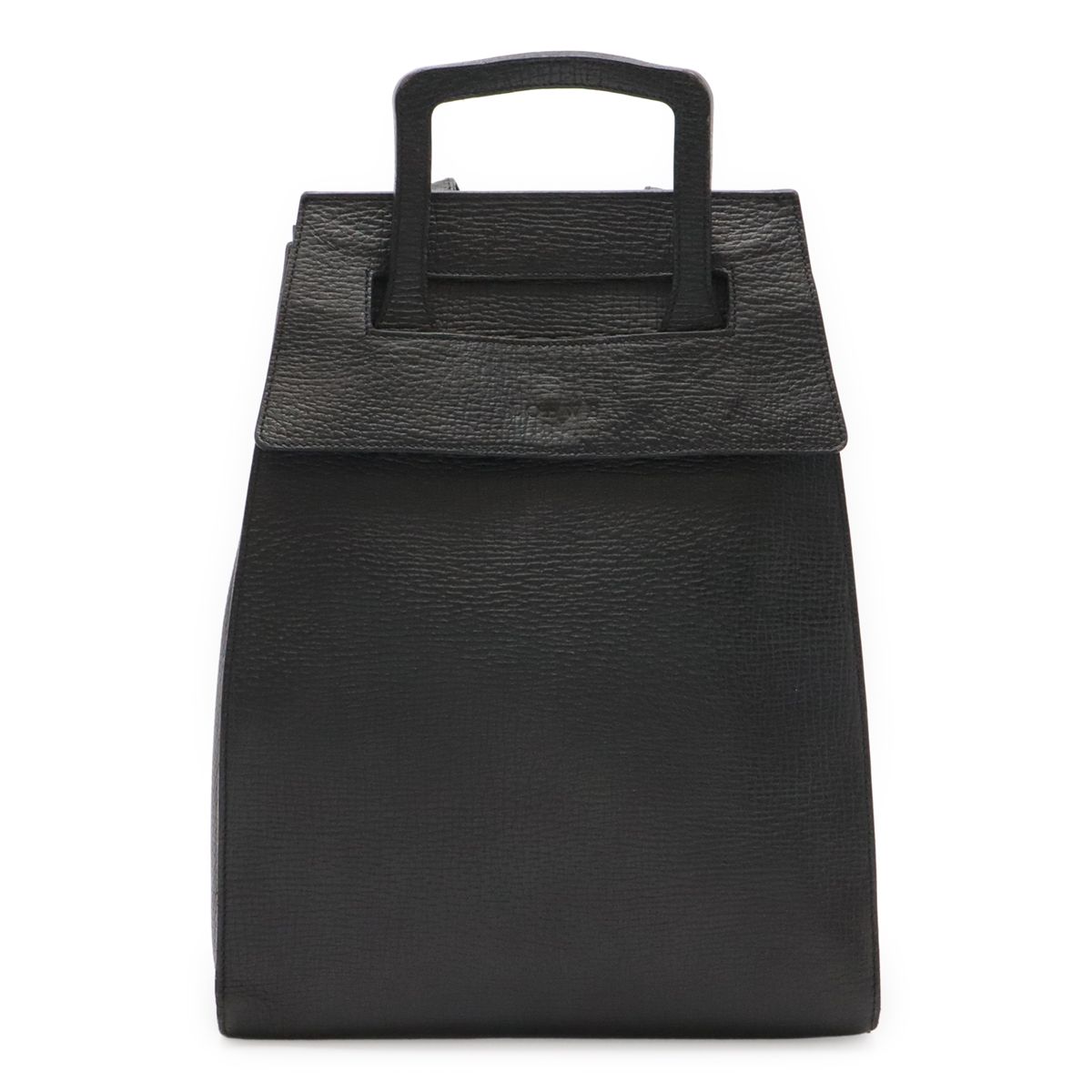 Loewe Backpack Leather Black Silver
