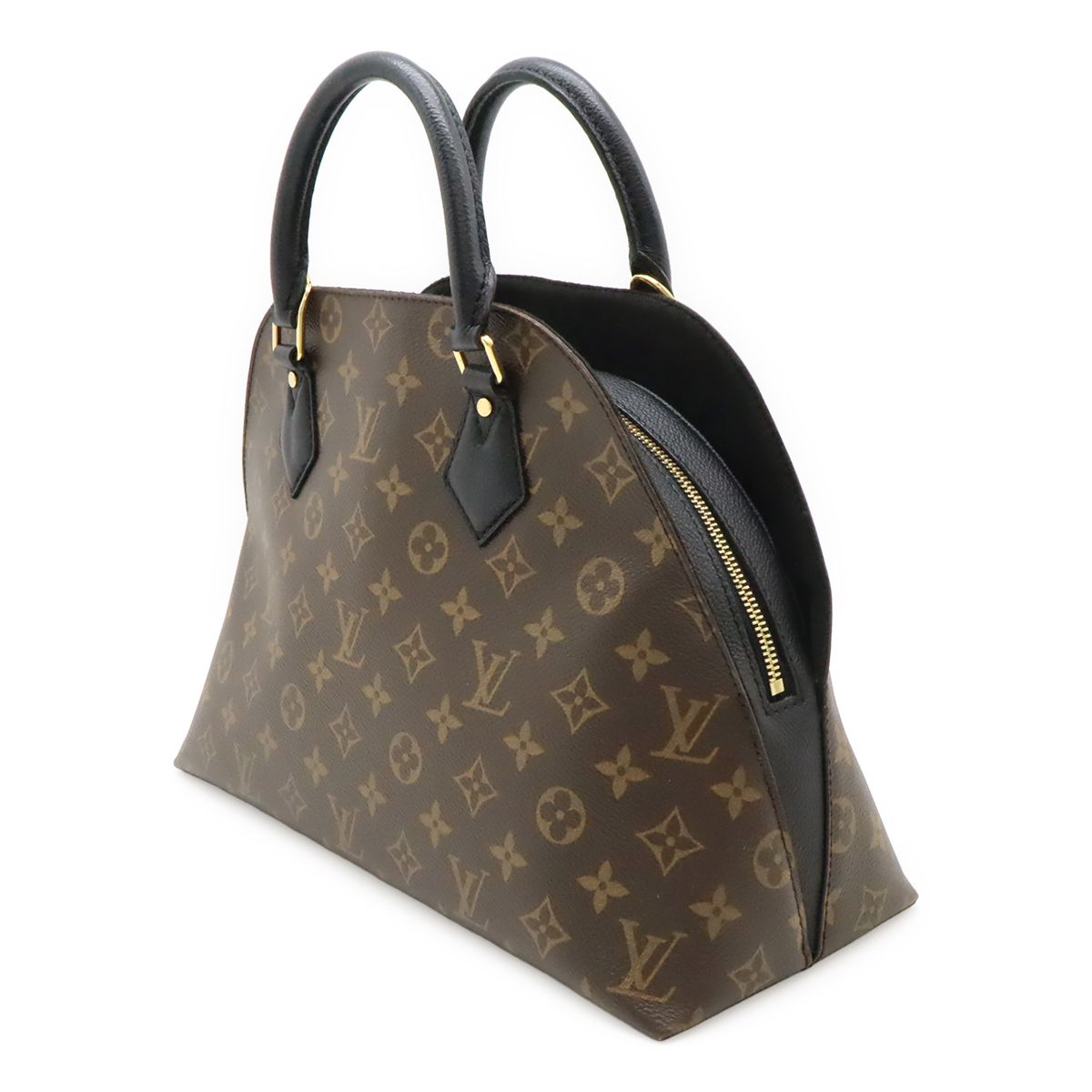 Louis Vuitton Monogram Alma Bag Intu Bag Handbag Noir Black — view 2