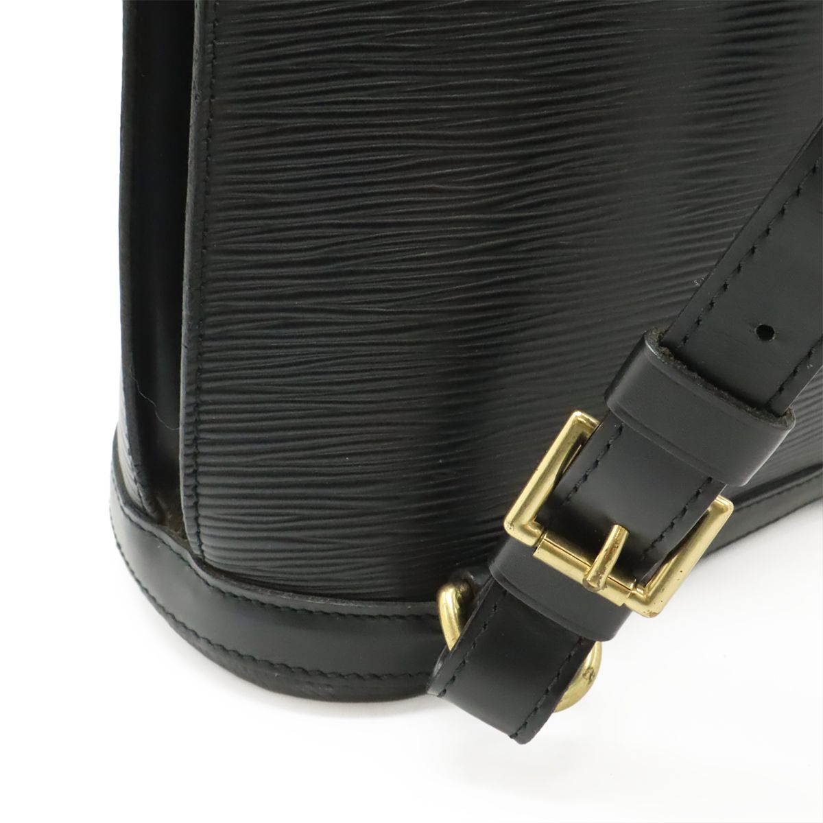 Louis Vuitton Epi Cobran Backpack Shoulder Bag Leather Noir Black — view 5