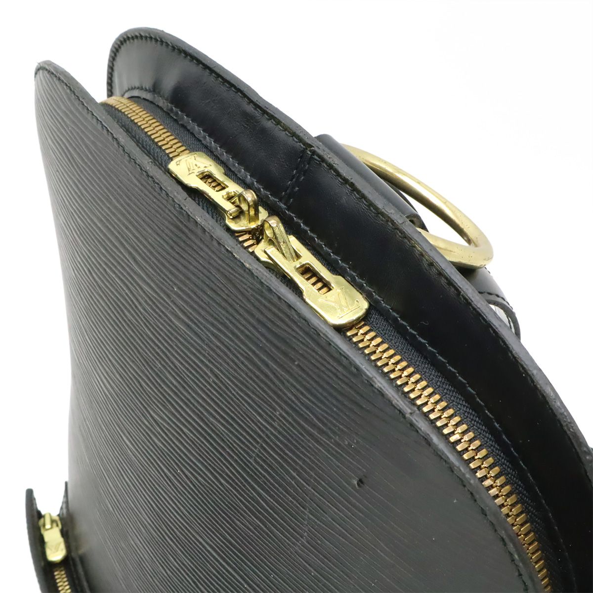 Louis Vuitton Epi Cobran Backpack Shoulder Bag Leather Noir Black — view 6