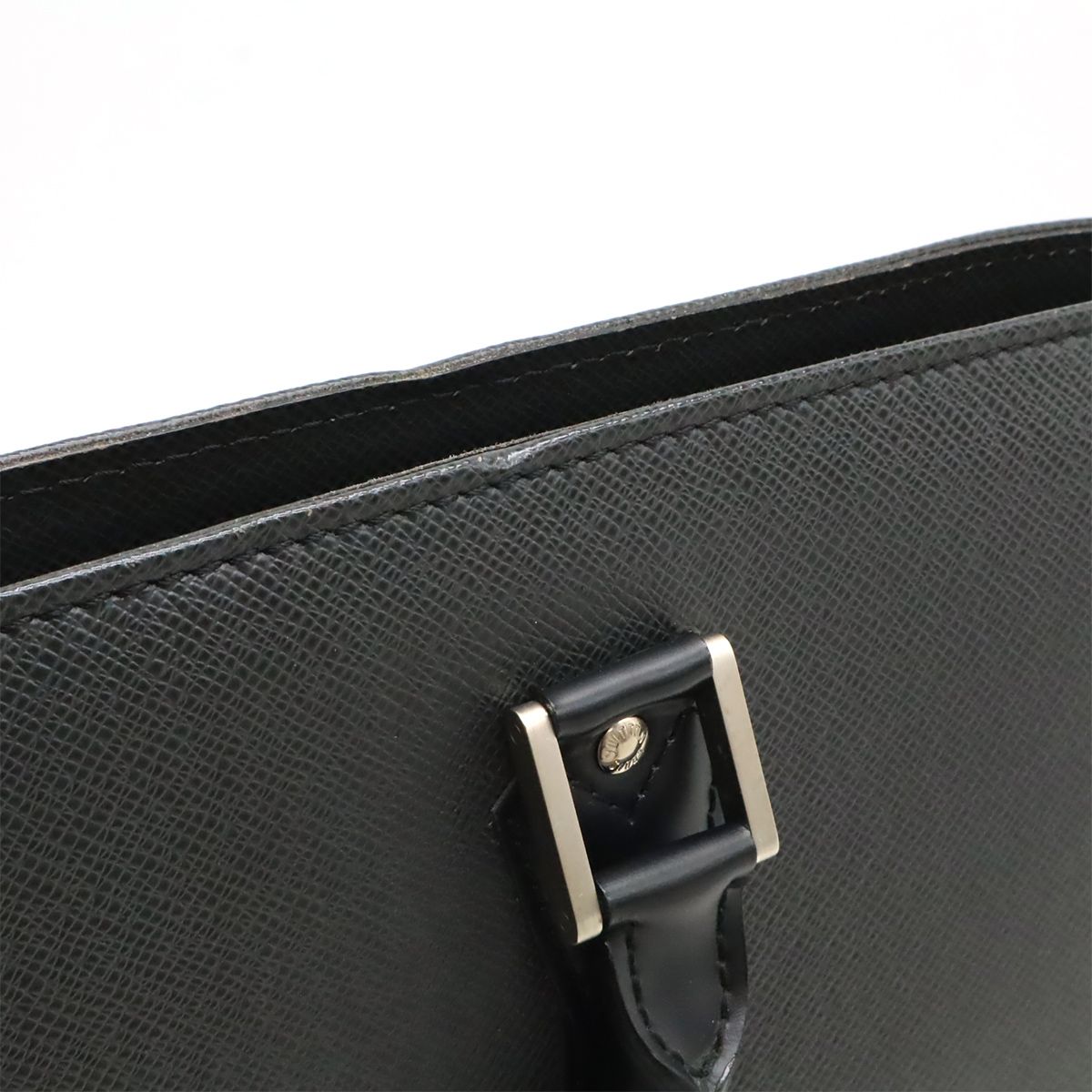 Louis Vuitton Taiga Porte Documents Lozan Business Briefcase Ardoise Black — view 8