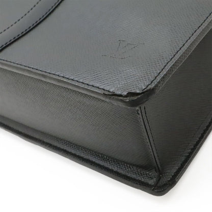 Louis Vuitton Taiga Porte Documents Lozan Business Briefcase Ardoise Black — view 3