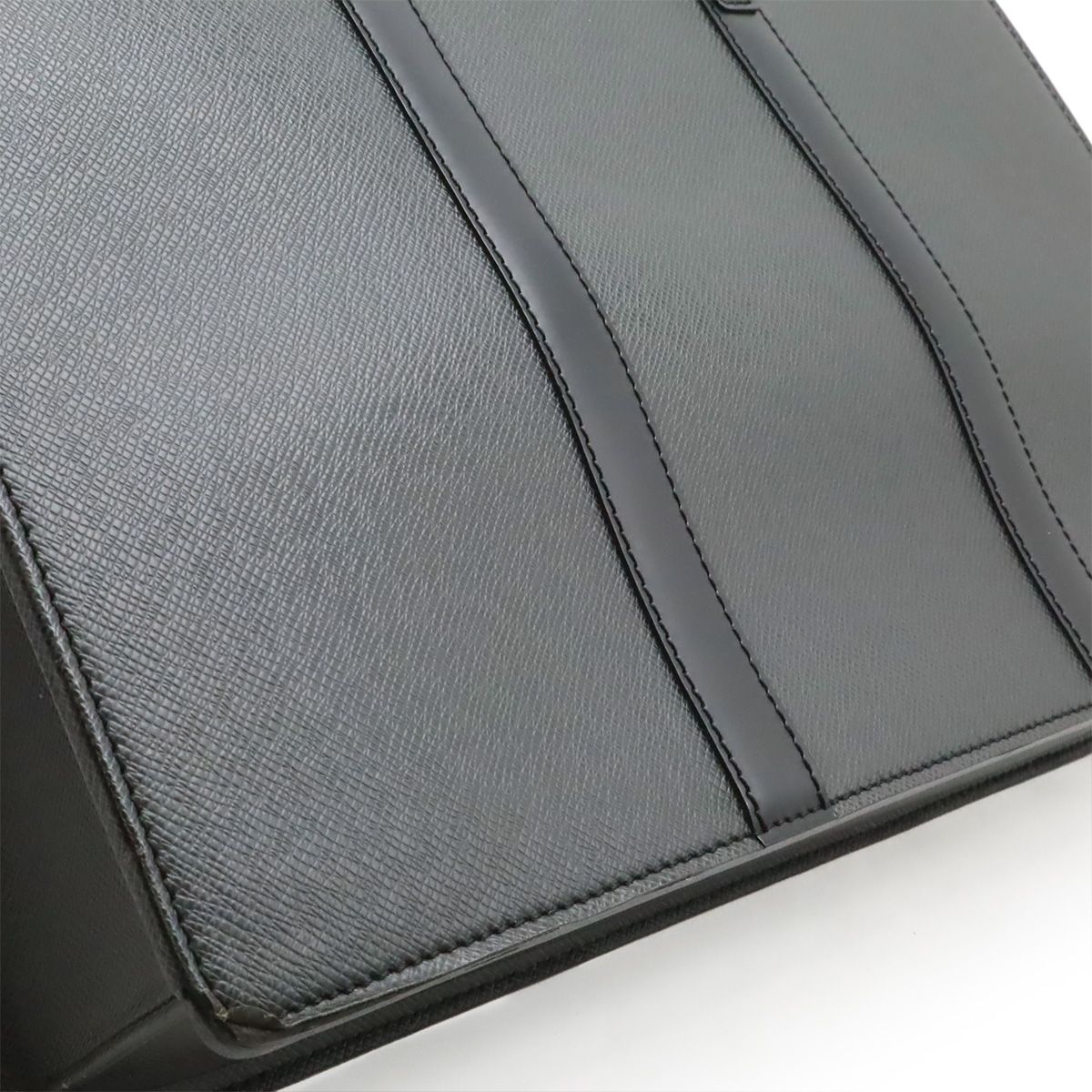 Louis Vuitton Taiga Porte Documents Lozan Business Briefcase Ardoise Black — view 9
