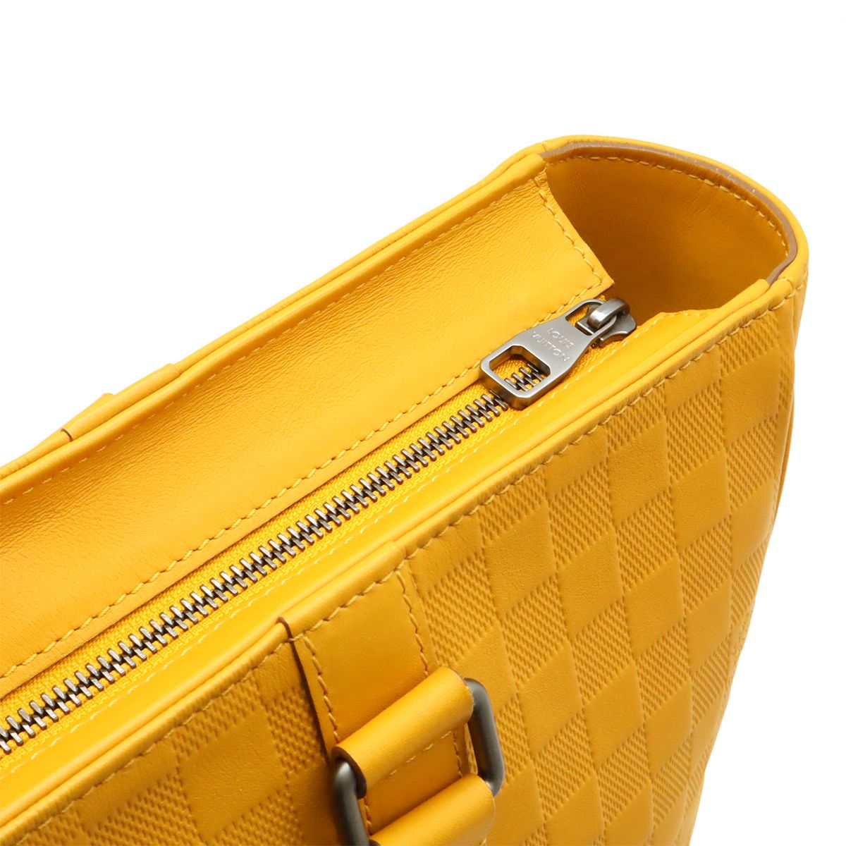 Louis Vuitton Damier Infini Neo Tadao Tote Business Solar Yellow Shoulder — view 5