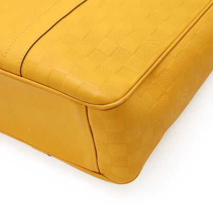 Louis Vuitton Damier Infini Neo Tadao Tote Business Solar Yellow Shoulder — view 3