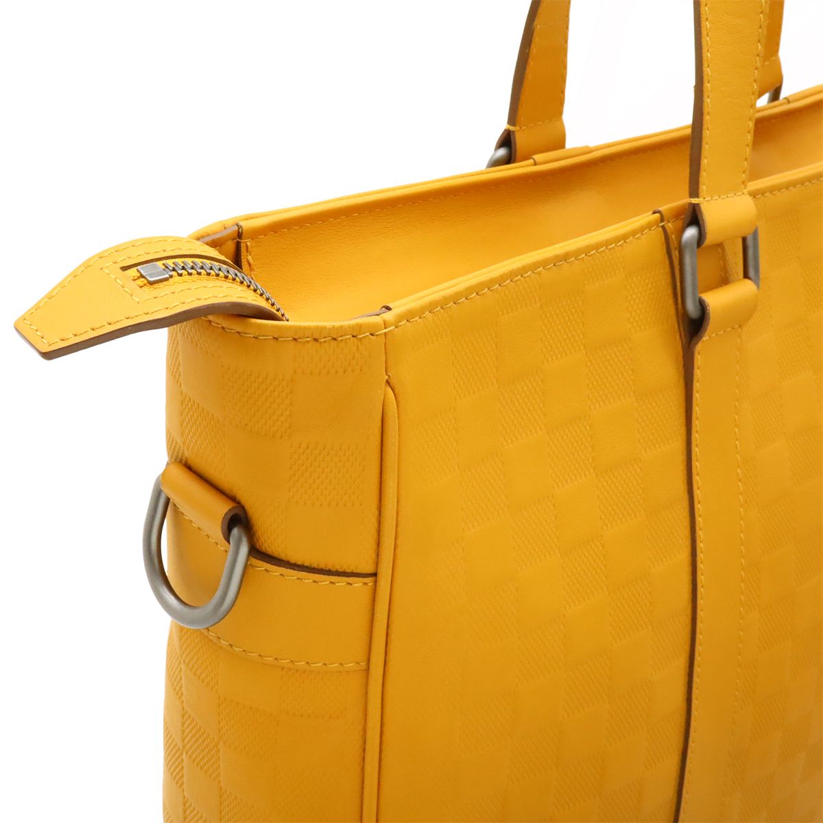 Louis Vuitton Damier Infini Neo Tadao Tote Business Solar Yellow Shoulder — view 7