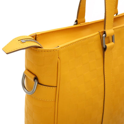 Louis Vuitton Damier Infini Neo Tadao Tote Business Solar Yellow Shoulder — view 7