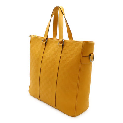 Louis Vuitton Damier Infini Neo Tadao Tote Business Solar Yellow Shoulder — view 2