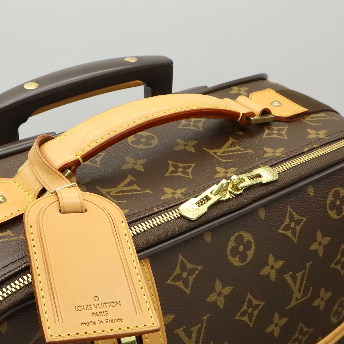 Louis Vuitton Monogram Bosford Travel Bag Carry Case Suitcase with Casters — view 4