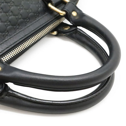 Gucci Micro Guccissima Boston Bag Leather Black — view 4