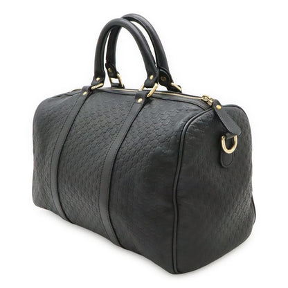 Gucci Micro Guccissima Boston Bag Leather Black — view 2