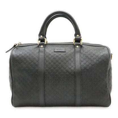Gucci Micro Guccissima Boston Bag Leather Black