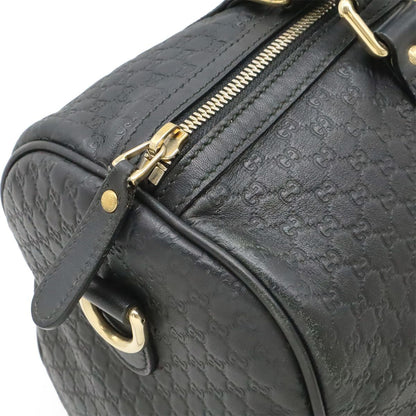 Gucci Micro Guccissima Boston Bag Leather Black — view 5