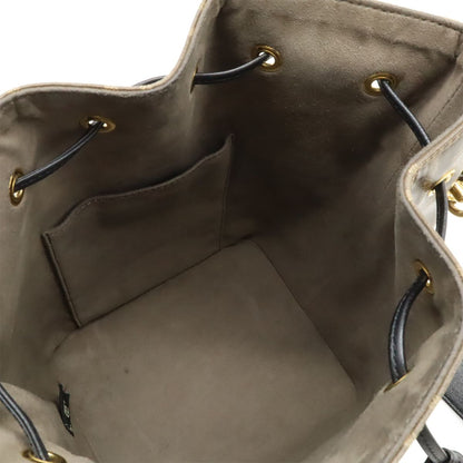 Fendi Zucca Montresor Bucket Bag Shoulder Drawstring Brown — view 6