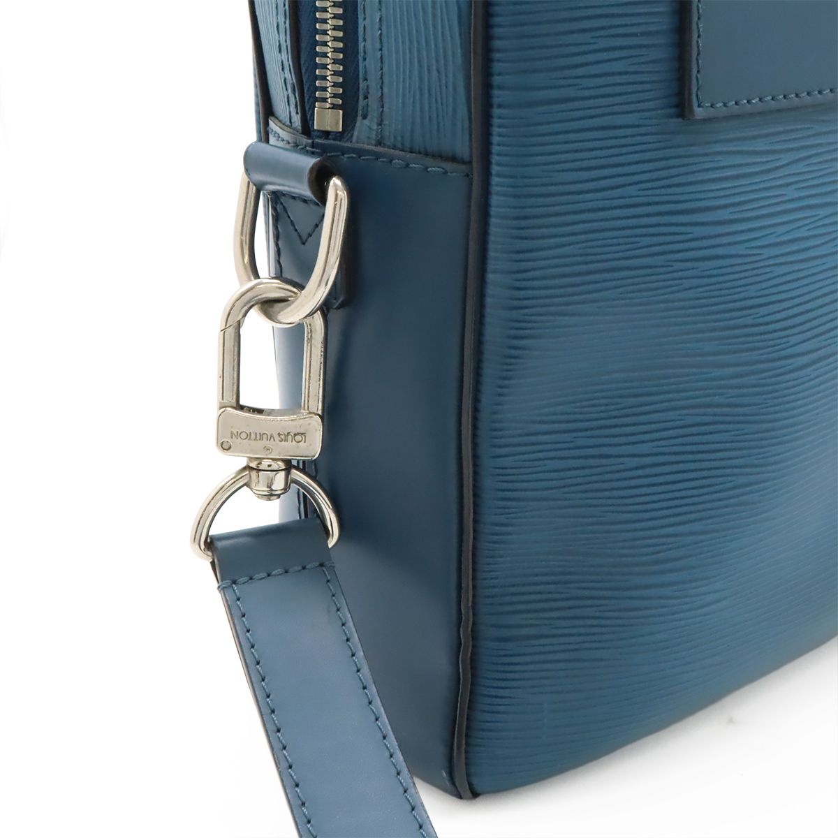 Louis Vuitton Epi PDB Porte Document Business Briefcase 2-Way Shoulder Bag Blue — view 4