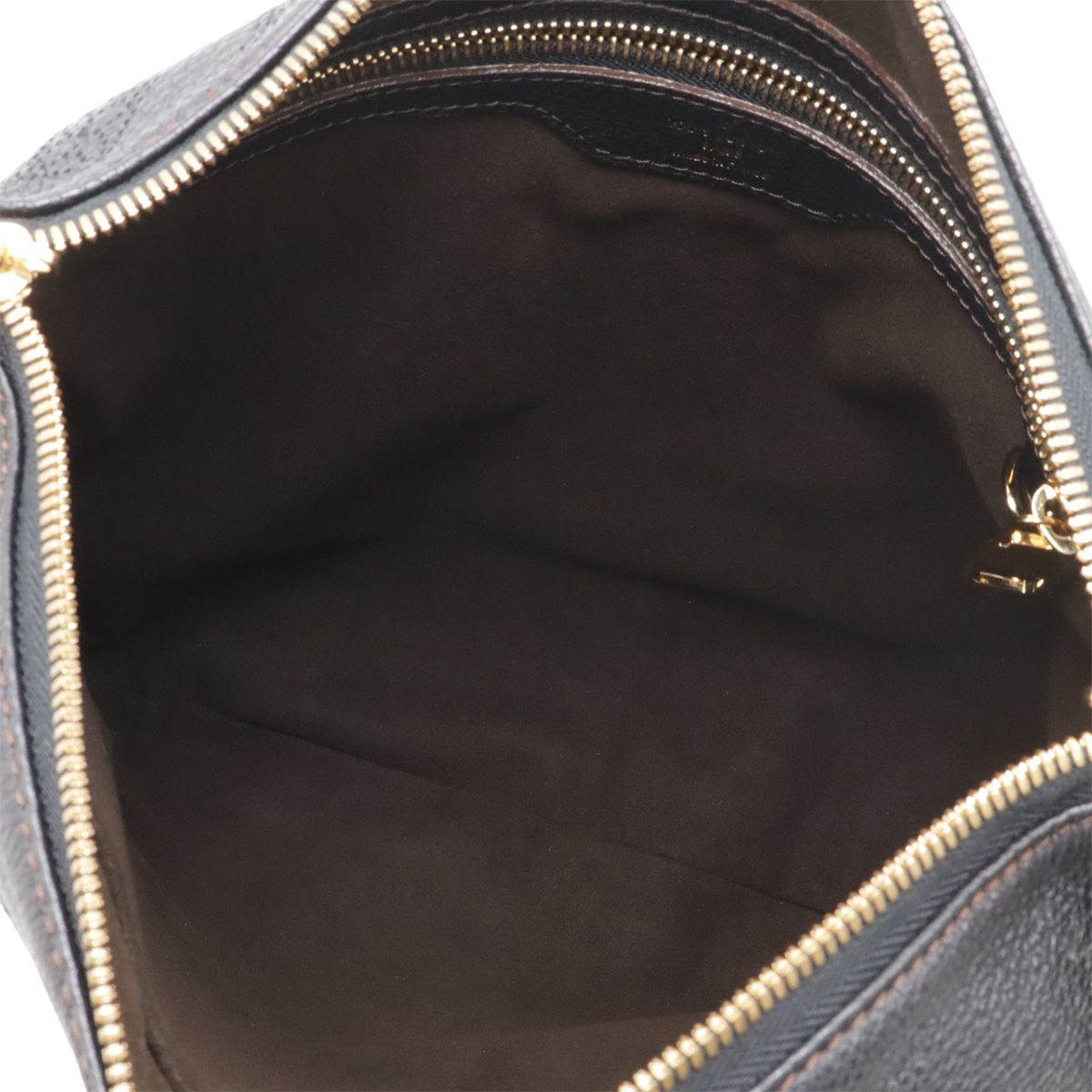 Louis Vuitton Mahina Selene PM 2-Way Shoulder Bag Noir Black Gold Pouch Out of — view 7