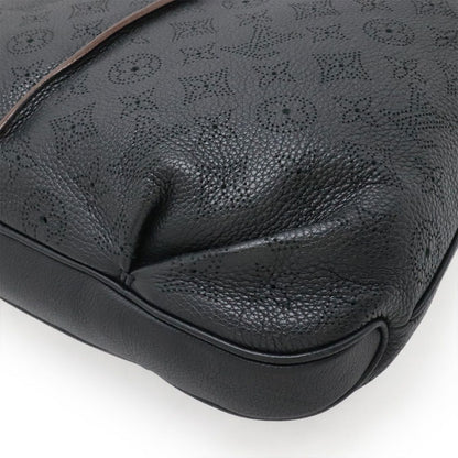 Louis Vuitton Mahina Selene PM 2-Way Shoulder Bag Noir Black Gold Pouch Out of — view 3