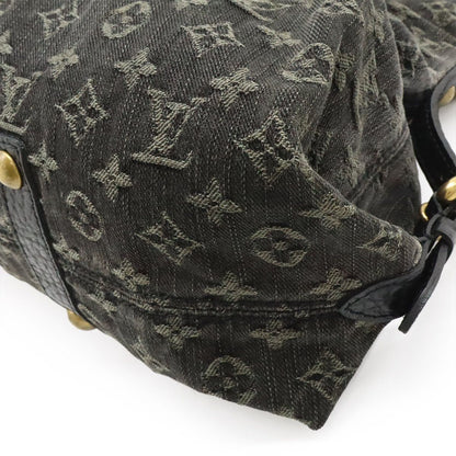 Louis Vuitton Monogram Denim Neokabi Tote 2-Way Shoulder Bag Noir Black — view 3