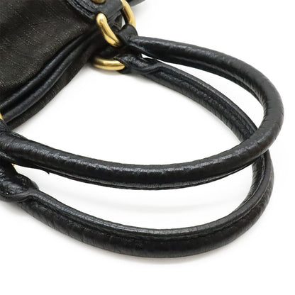 Louis Vuitton Monogram Denim Neokabi Tote 2-Way Shoulder Bag Noir Black — view 4