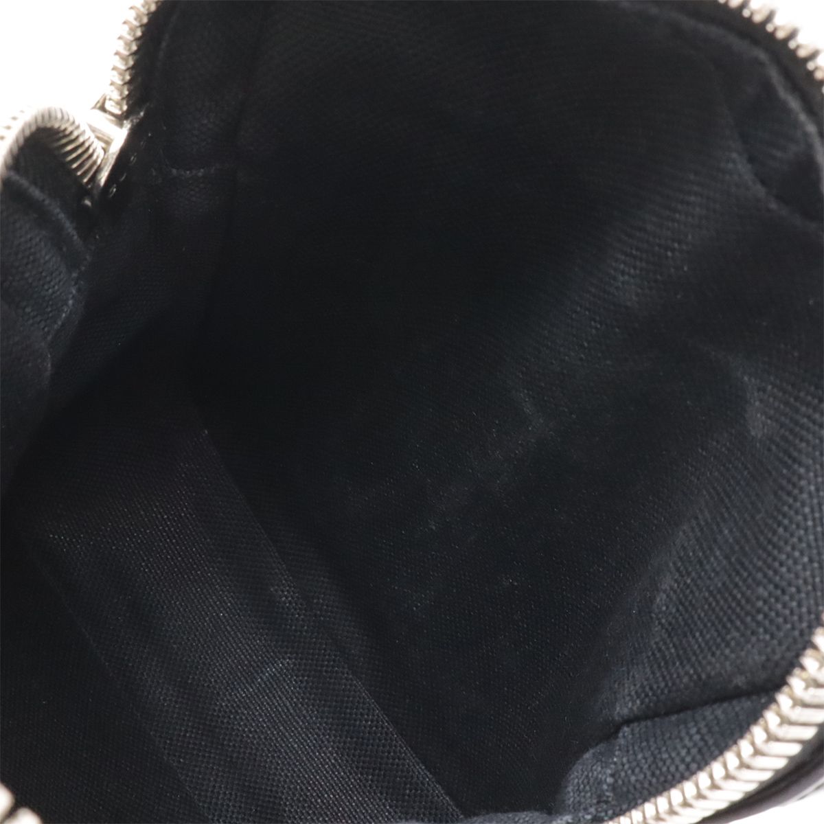 Gucci GG Supreme Web Line Messenger Bag Pochette Leather Black Dark Gray — view 6