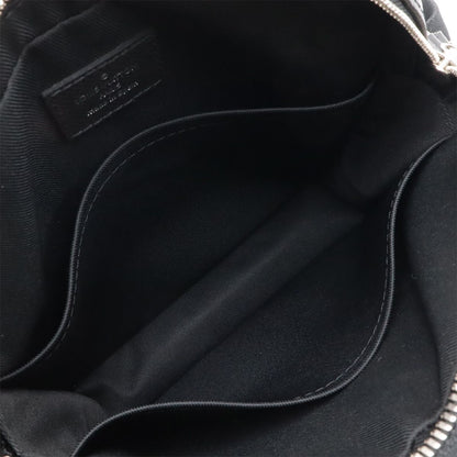 Louis Vuitton Taiga Anton Pochette Shoulder Bag Crossbody Leather Ardoise Black — view 7