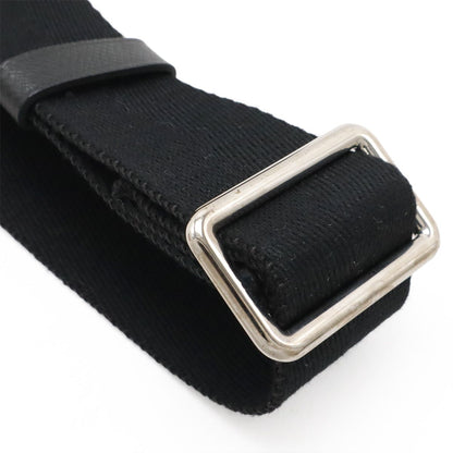 Louis Vuitton Taiga Anton Pochette Shoulder Bag Crossbody Leather Ardoise Black — view 6