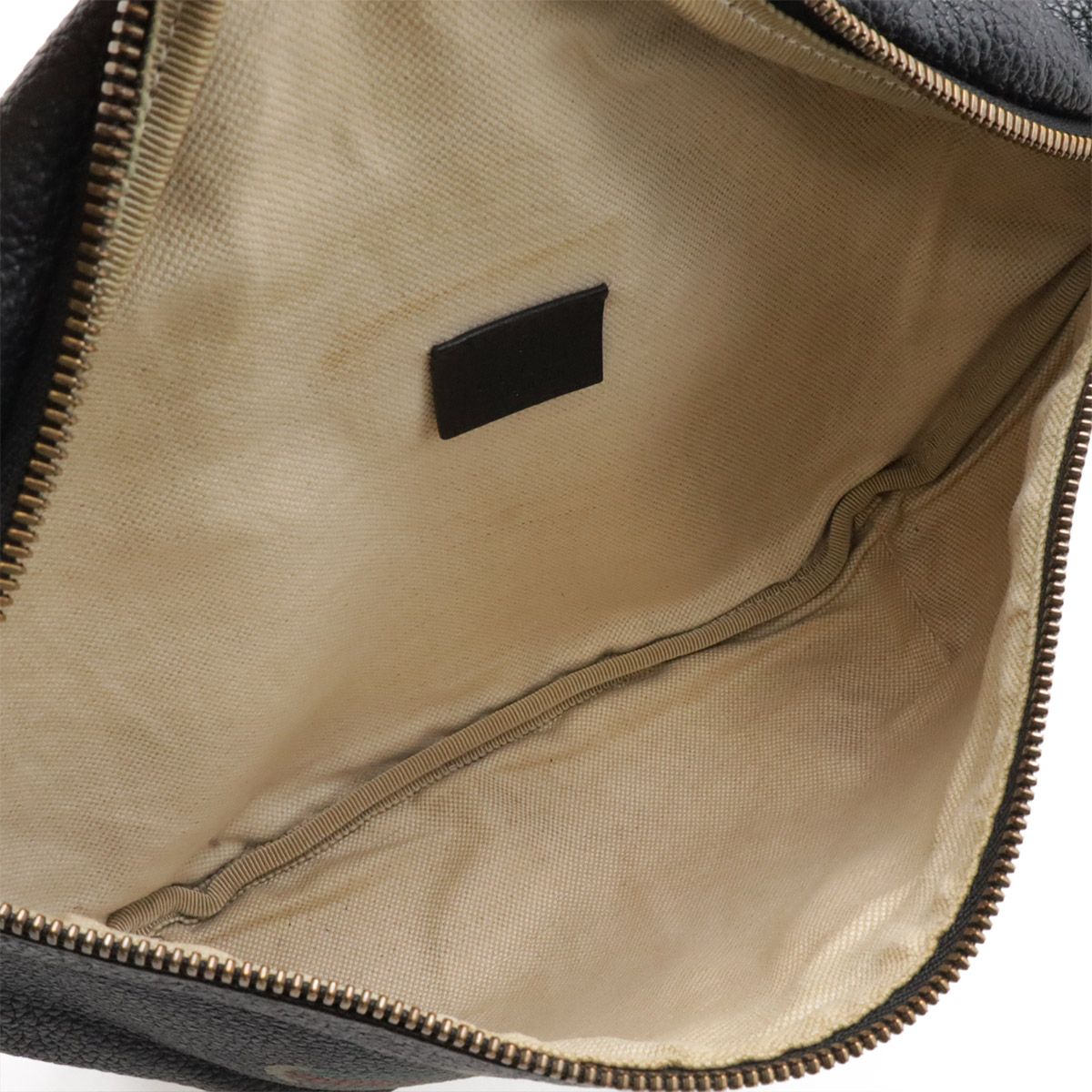 Gucci Print Sherry Line Belt Bag Waist Pouch Leather Pink Green Red Gold — view 6