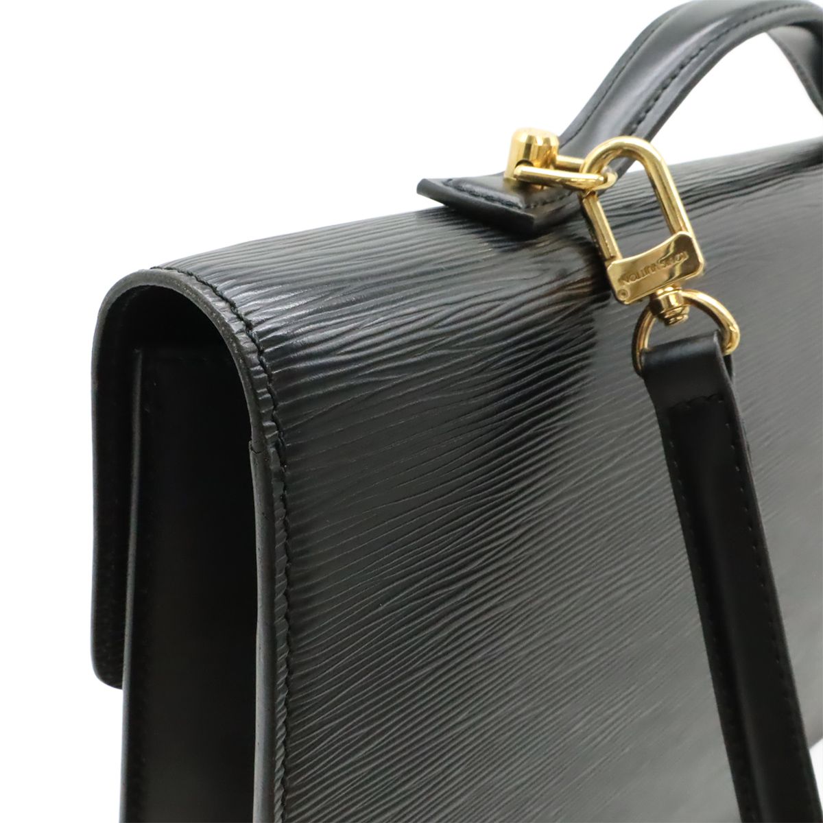 Louis Vuitton Epi Porte Documents Bandouliere Business Briefcase 2-Way Shoulder — view 4