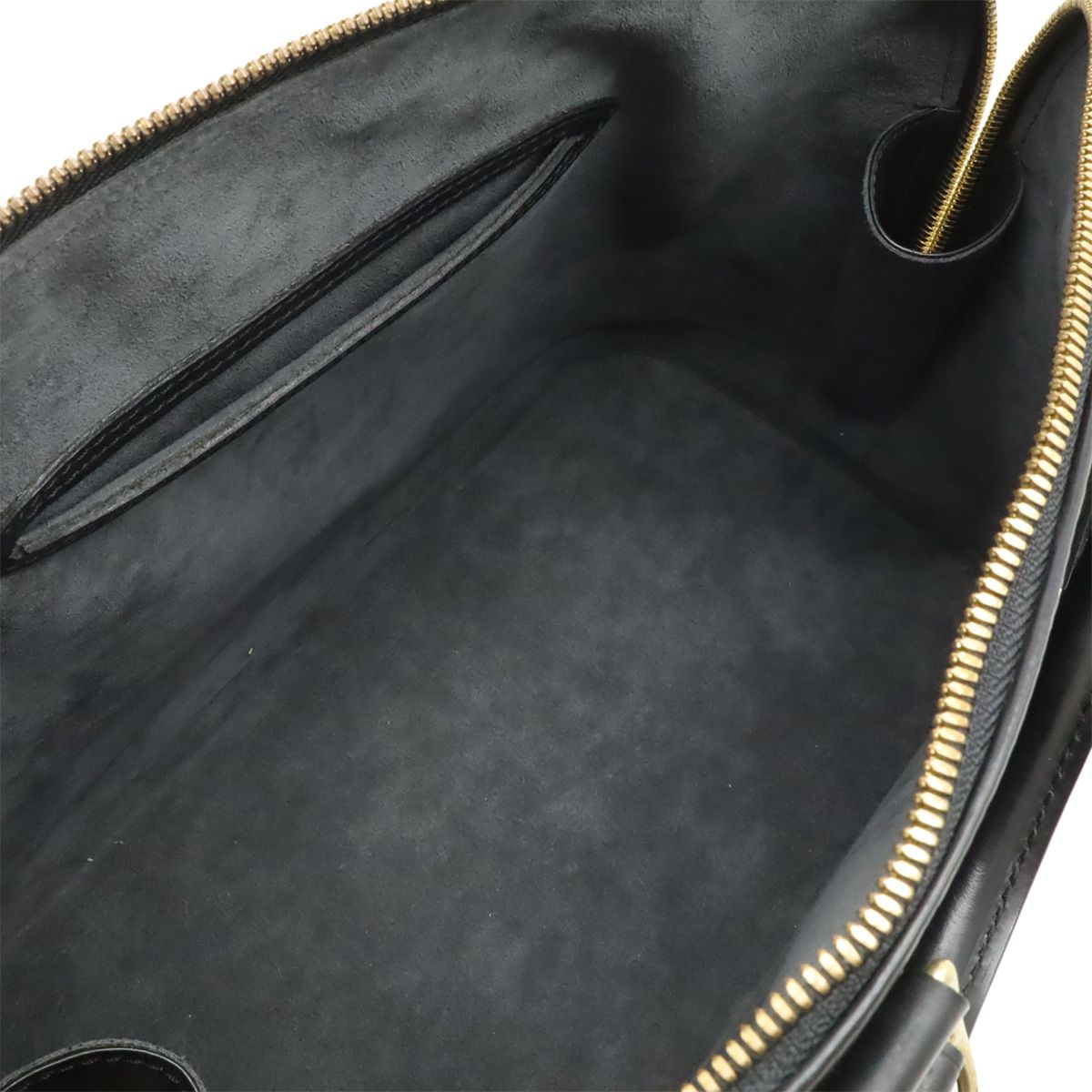 Louis Vuitton Epi Alma Handbag Leather Noir Black Gold — view 6