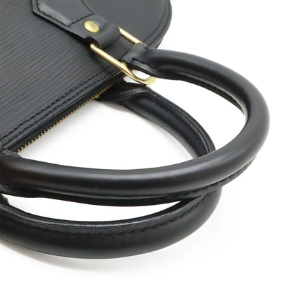 Louis Vuitton Epi Alma Handbag Leather Noir Black Gold — view 4