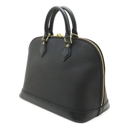 Louis Vuitton Epi Alma Handbag Leather Noir Black Gold — view 2