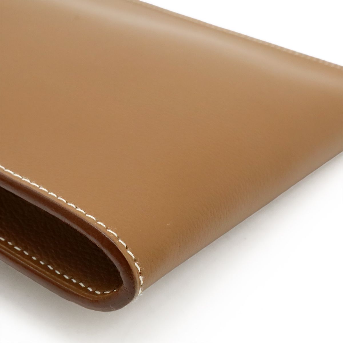 Hermes Onimetou Shoulder Bag Pochette Crossbody Leather Brown — view 3