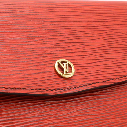 Louis Vuitton Epi Montaigne 27 Clutch Castilian Red Gold — view 9