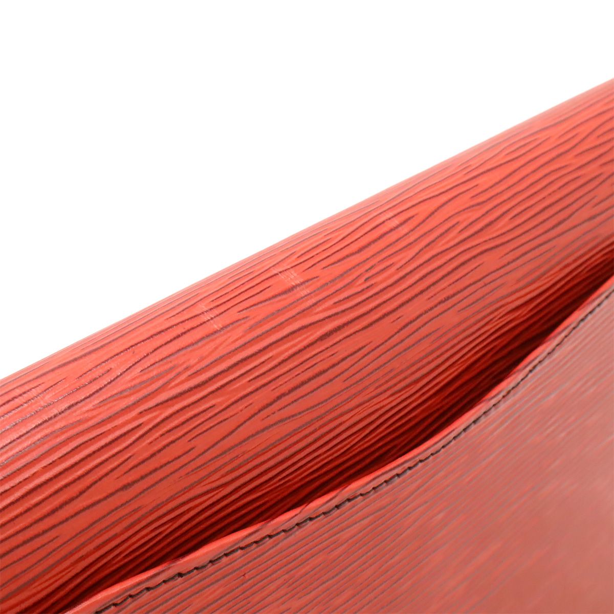 Louis Vuitton Epi Montaigne 27 Clutch Castilian Red Gold — view 7