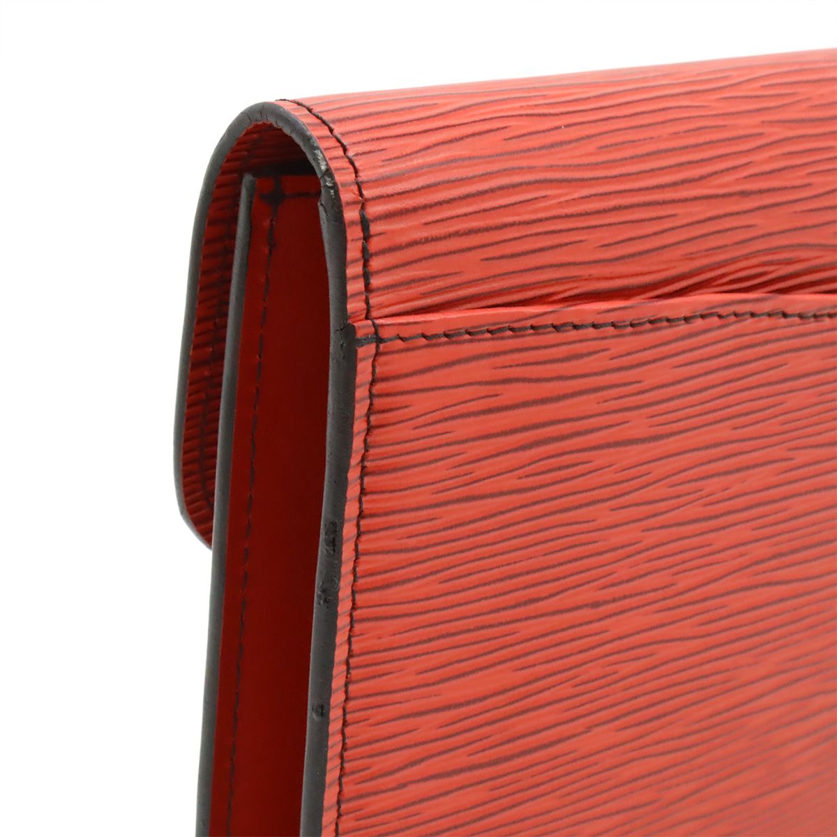 Louis Vuitton Epi Montaigne 27 Clutch Castilian Red Gold — view 4