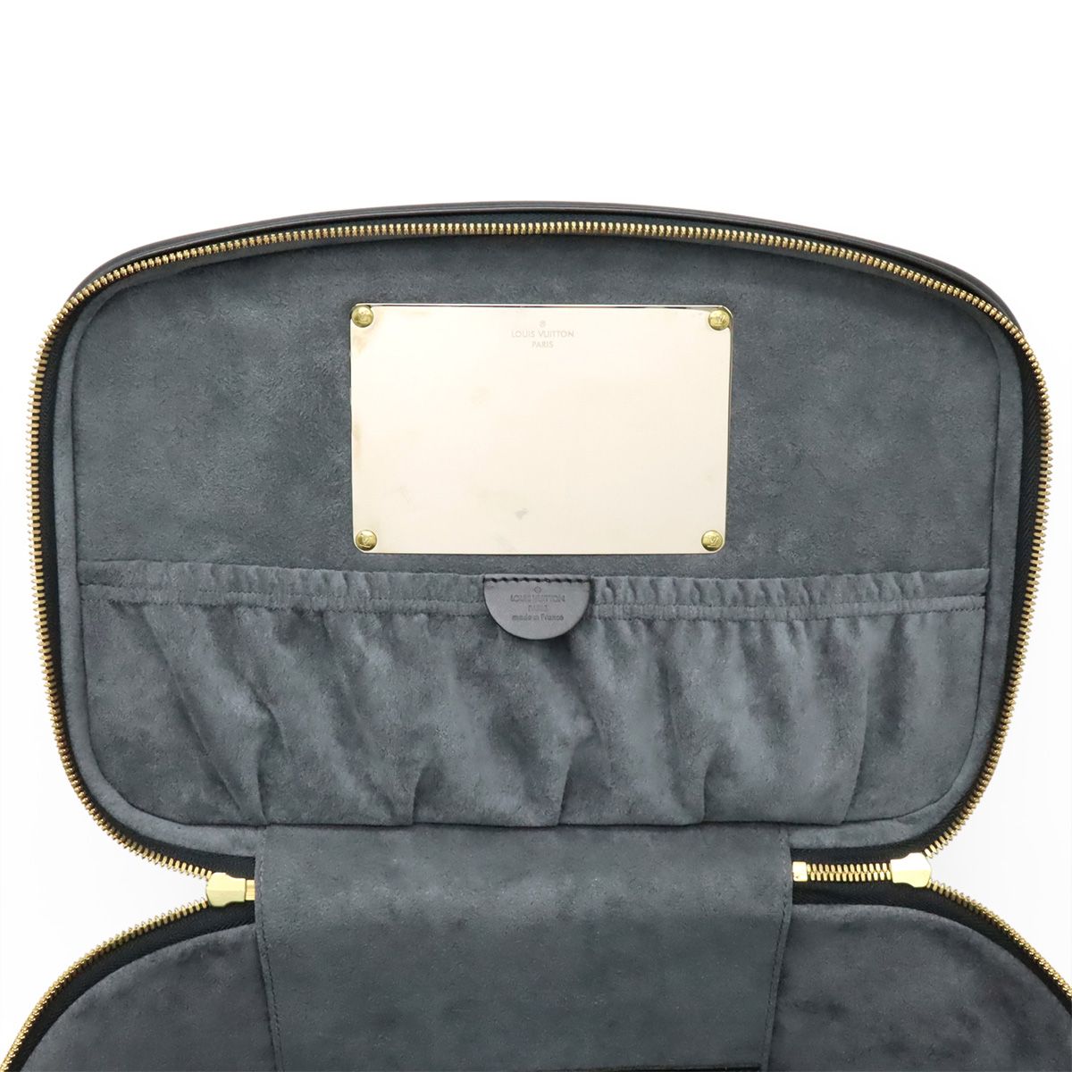 Louis Vuitton Epi Nice 2-Way Vanity Shoulder Bag Leather Noir Black — view 9