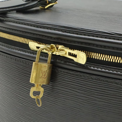 Louis Vuitton Epi Nice 2-Way Vanity Shoulder Bag Leather Noir Black — view 6
