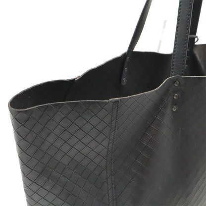 Bottega Veneta Intreccio Mirage Tote Shoulder Bag Leather Black — view 6