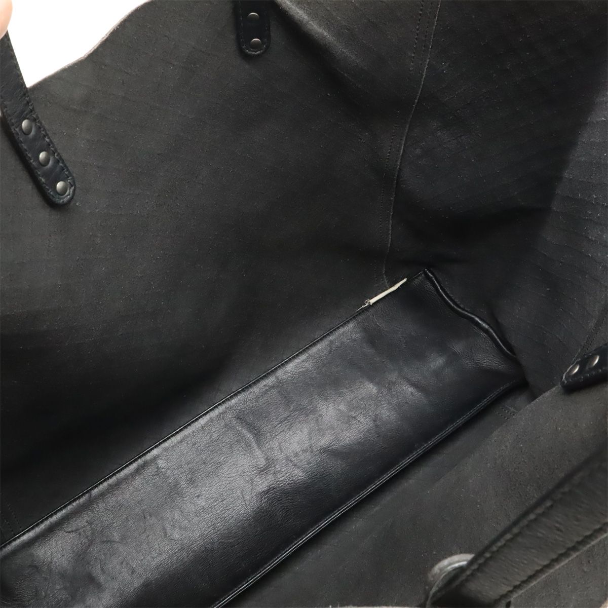 Bottega Veneta Intreccio Mirage Tote Shoulder Bag Leather Black — view 5