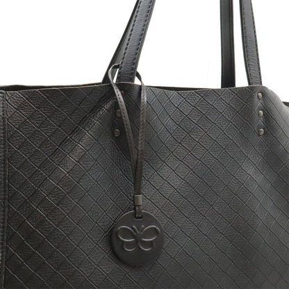 Bottega Veneta Intreccio Mirage Tote Shoulder Bag Leather Black — view 9