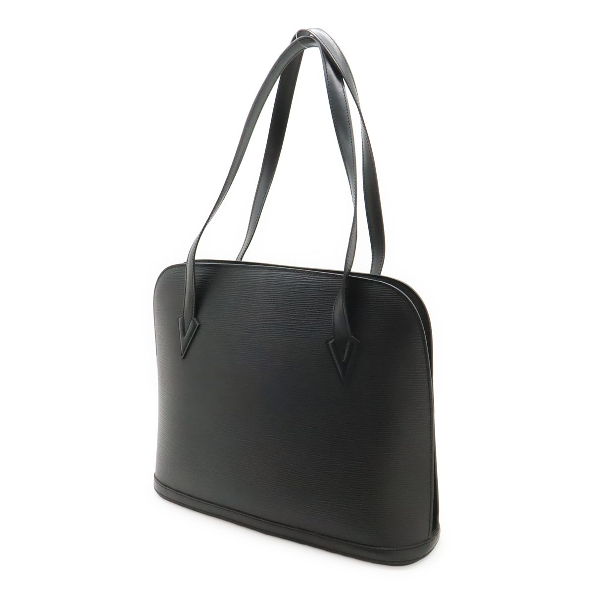 Louis Vuitton Epi Lussac Shoulder Bag Tote Leather Noir Black — view 2