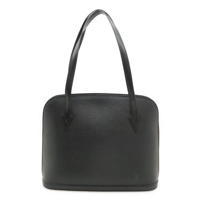 Louis Vuitton Epi Lussac Shoulder Bag Tote Leather Noir Black
