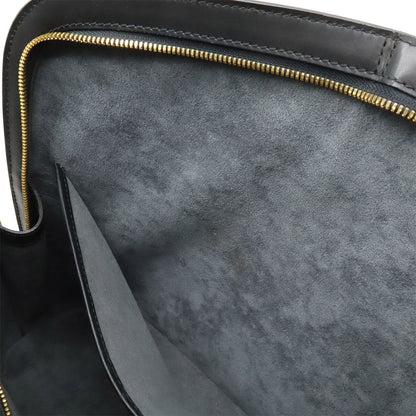 Louis Vuitton Epi Lussac Shoulder Bag Tote Leather Noir Black — view 8
